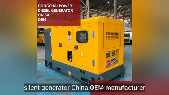 Silent Generator 50-2000kw Manufacture CE ISO9001